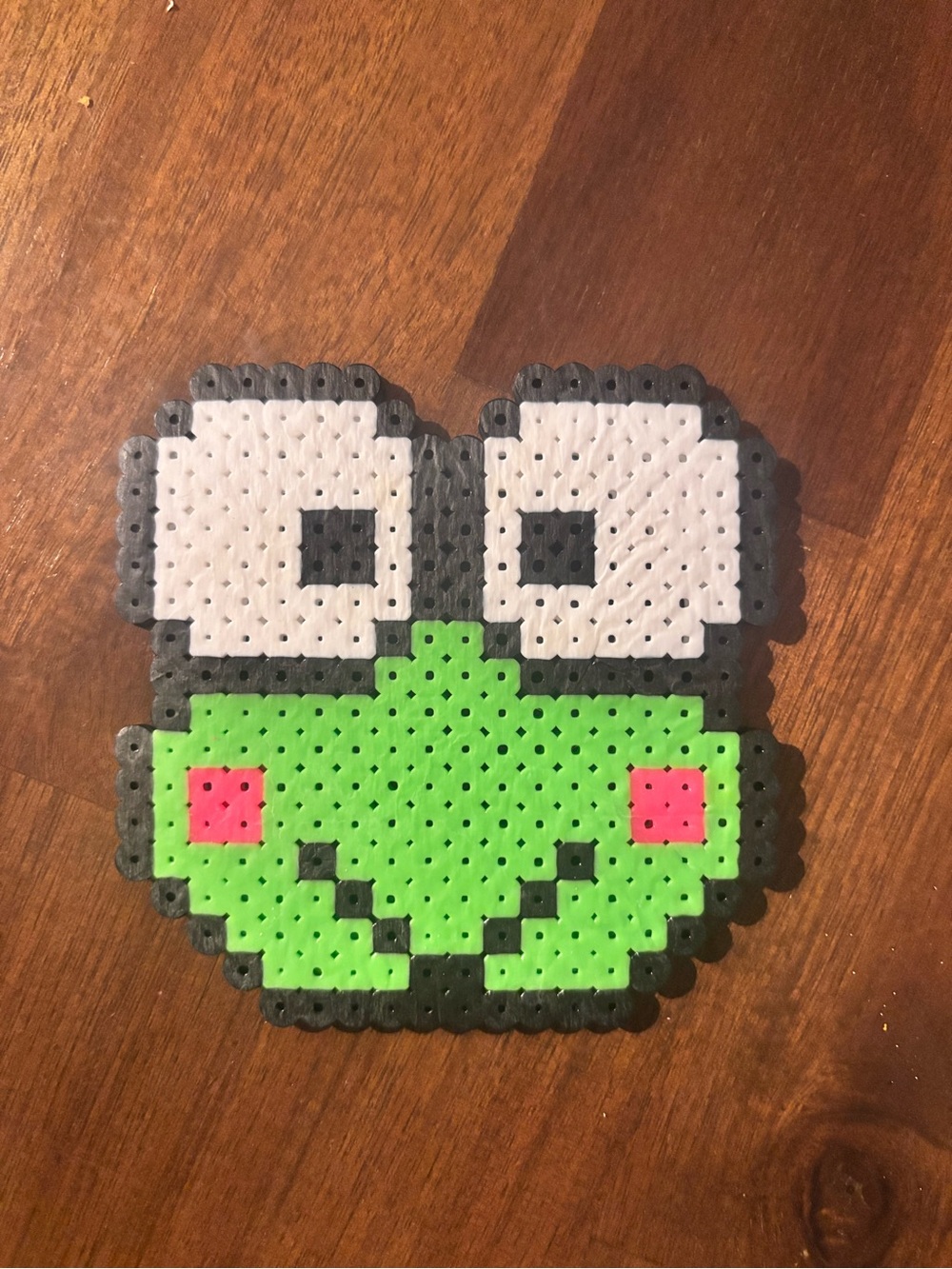 Keroppi Inspired Bead Art